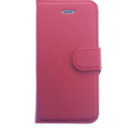 iPhone 5 Tasche Hülle Ledertasche magnetisch seitlich aufklappbar rot Ersatzteil