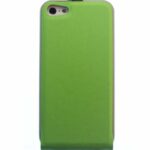 iPhone 5 Tasche Hülle Etui Flipcase Case Etui magnetisch Grün Ersatzteil
