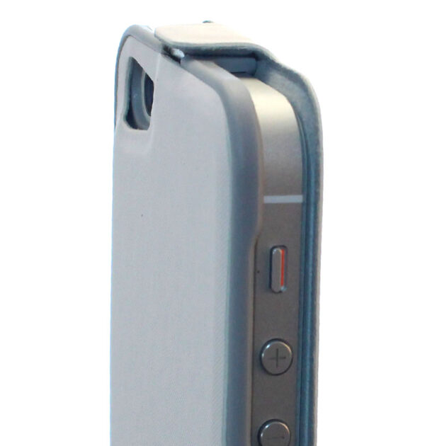iPhone 5 Tasche Hülle Etui Flipcase Case Etui magnetisch Weiß Ersatzteil