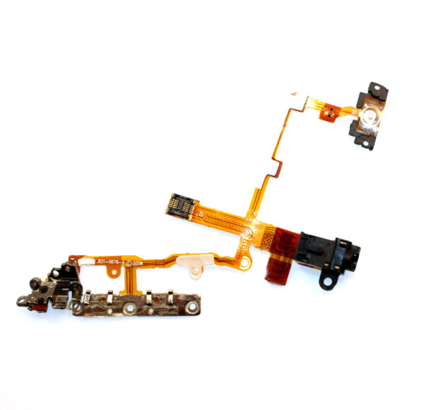 iPhone 3G 3GS Audio Jack Flexkabel komplett Schwarz Ersatzteil