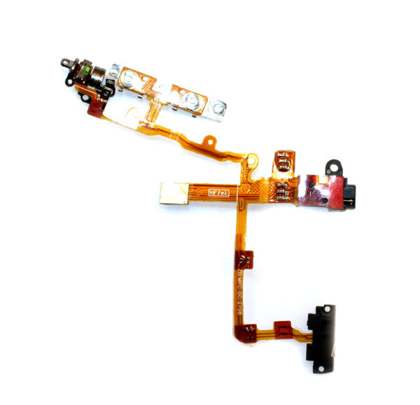 iPhone 3G 3GS Audio Jack Flexkabel komplett Schwarz Ersatzteil