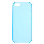 iPhone 5 Hülle Hardcase Case Cover Schutz Kappe Transparent Baby Blau Ersatzteil