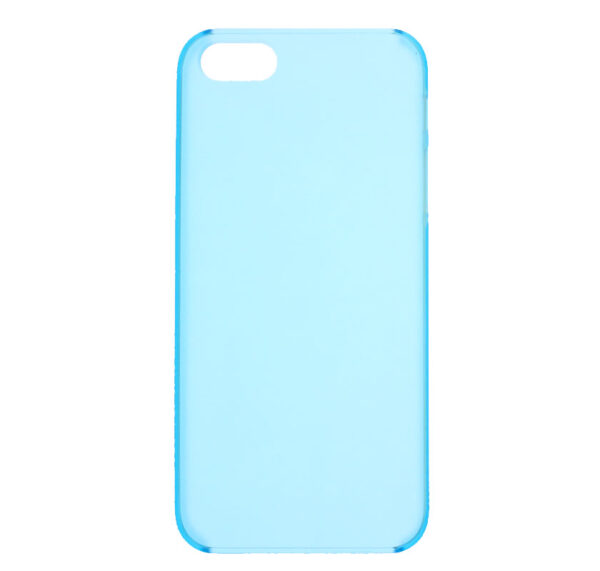iPhone 5 Hülle Hardcase Case Cover Schutz Kappe Transparent Baby Blau Ersatzteil