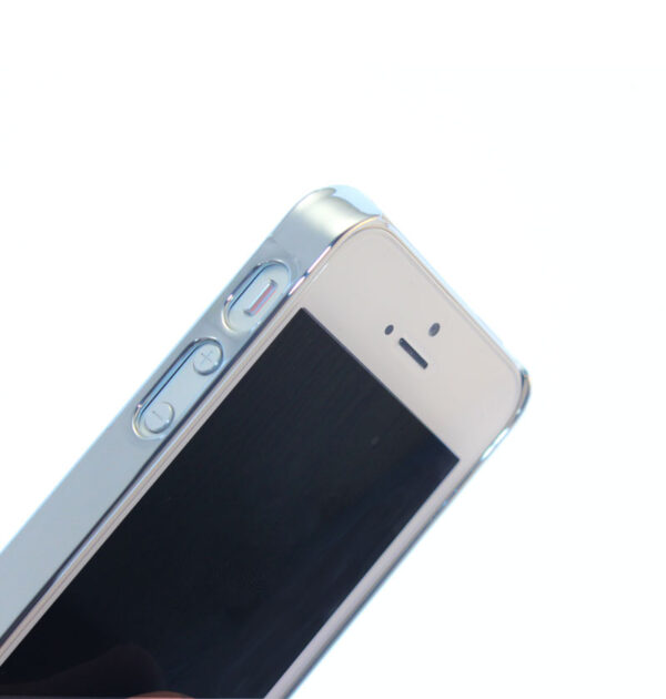 iPhone 5 Back Cover Hülle Kappe Case Schale Schutz Schwarz Glitzersteine Strass Ersatzteil