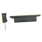 iPhone 3Gs Staubschutz Set Schwarz Ersatzteil