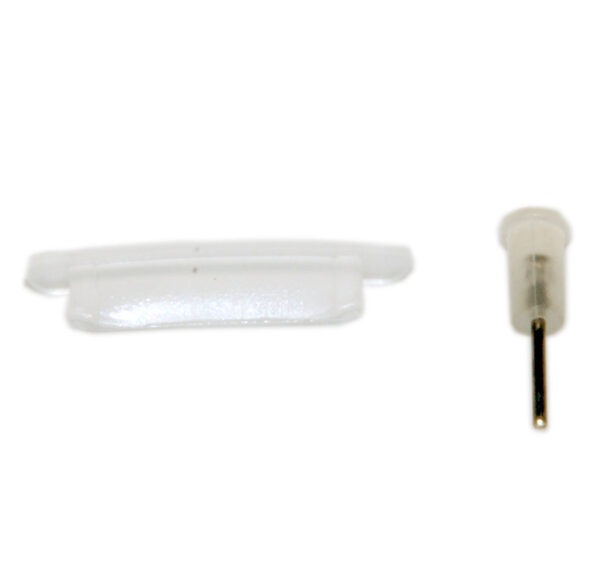iPhone 4 Staubschutz Staub Schutz Stöpsel Weiß Ersatzteil