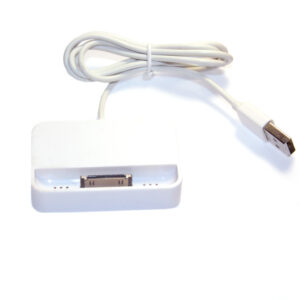 iPhone 4 4S Docking Station inkl. USB Kabel (weiß) Ersatzteil