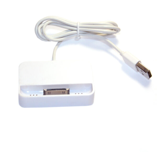 iPhone 4 4S Docking Station inkl. USB Kabel (weiß) Ersatzteil