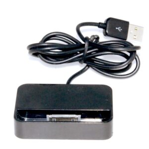 iPhone 4S Docking Station mit USB Kabel (schwarz) Ersatzteil